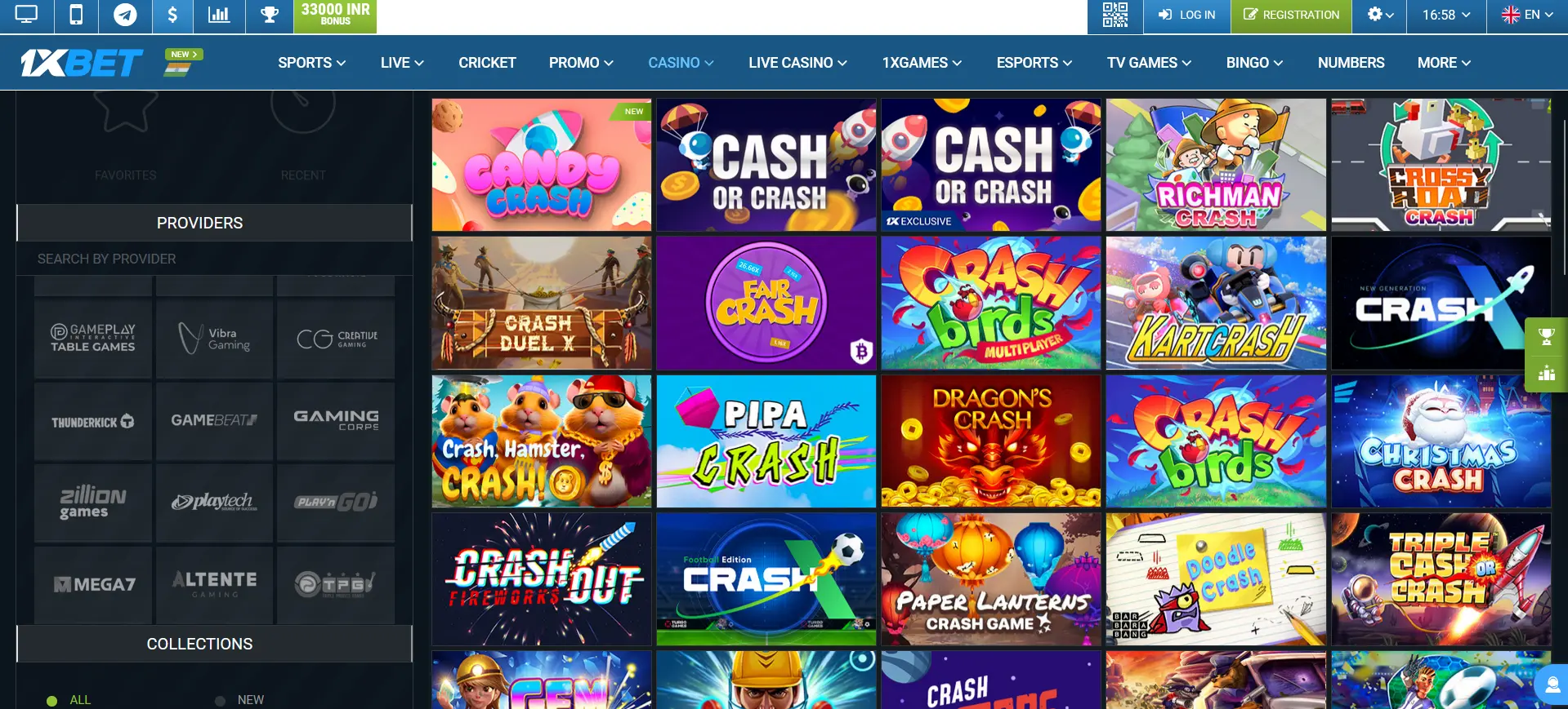1xBet Game Crash