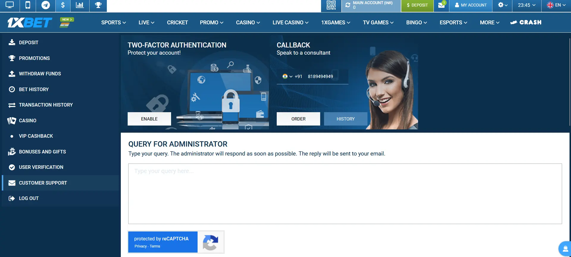 Contacting 1xBet Support Contacting 1xBet Support