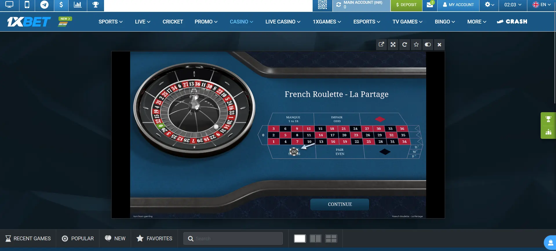 French roulette
