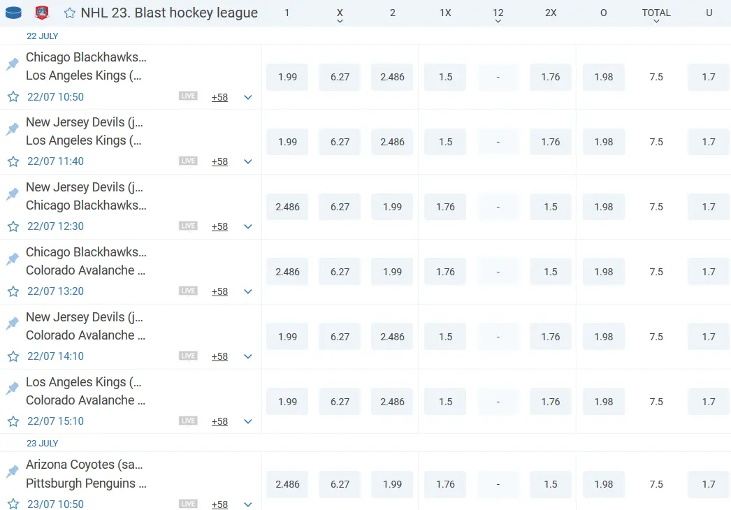 Hockey tournaments available for betting Hockey tournaments available for betting