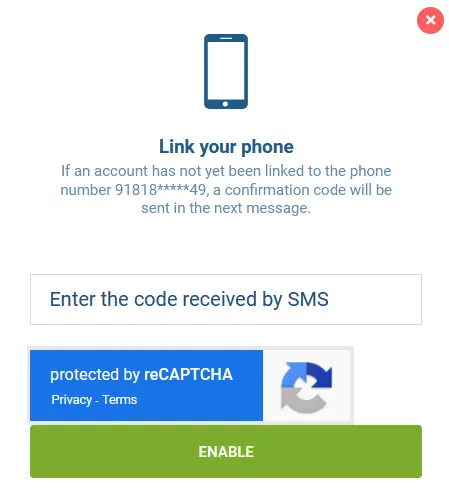 Why no SMS from 1xBet Why no SMS from 1xBet