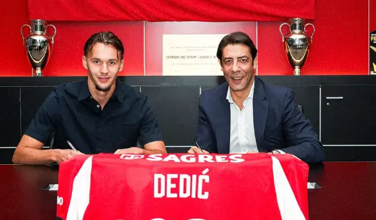Amar Dedic - Benfica player Amar Dedic - Benfica player