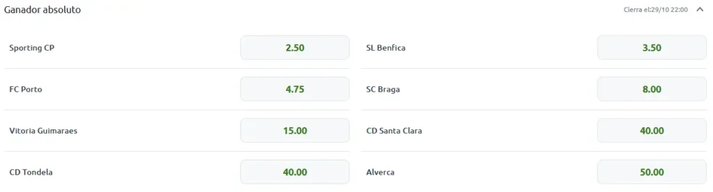 Taça de Portugal 2025-26 Victory Betting Taça de Portugal 2025-26 Victory Betting