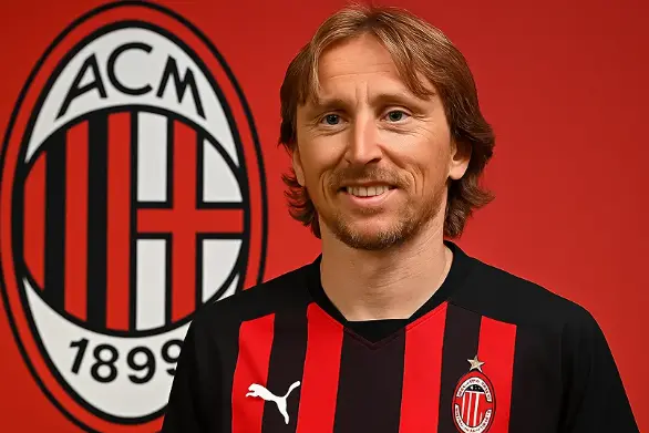 Modric in Milan